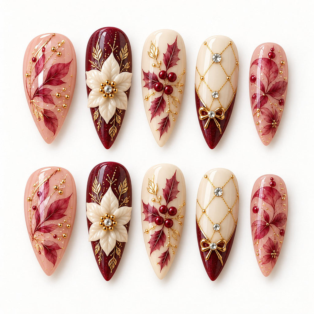 Winter Heirloom — full set of 10 nails