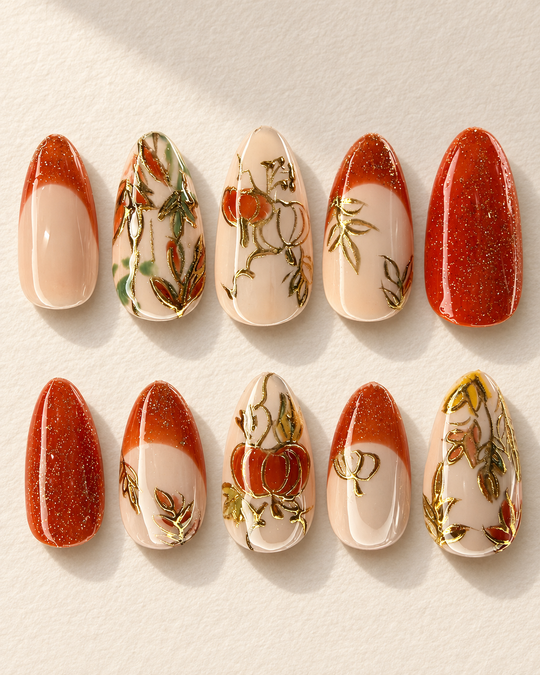 Golden Pumpkin Vine studio set