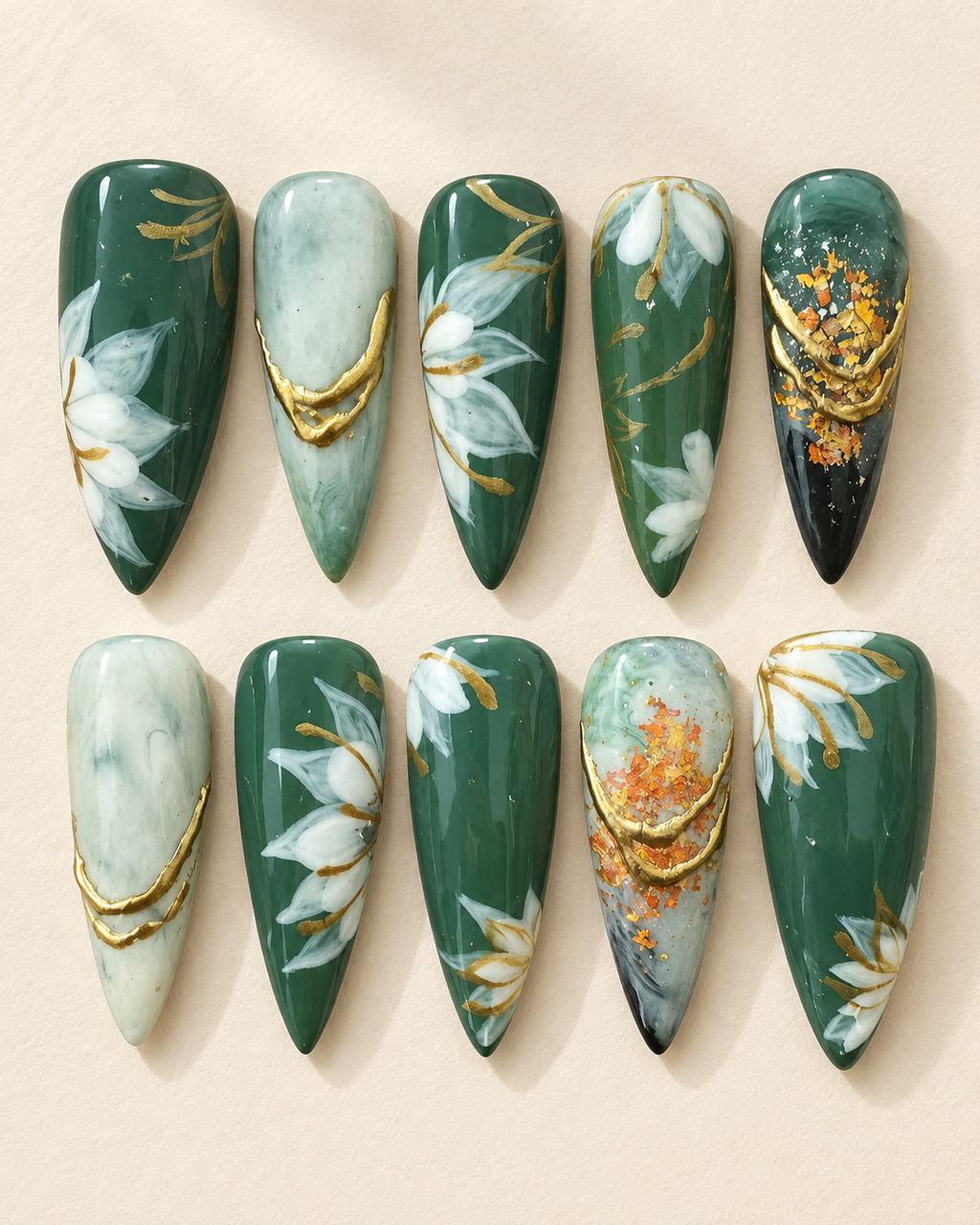 Jade Magnolia Gold studio set