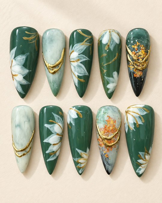Jade Magnolia Gold studio set
