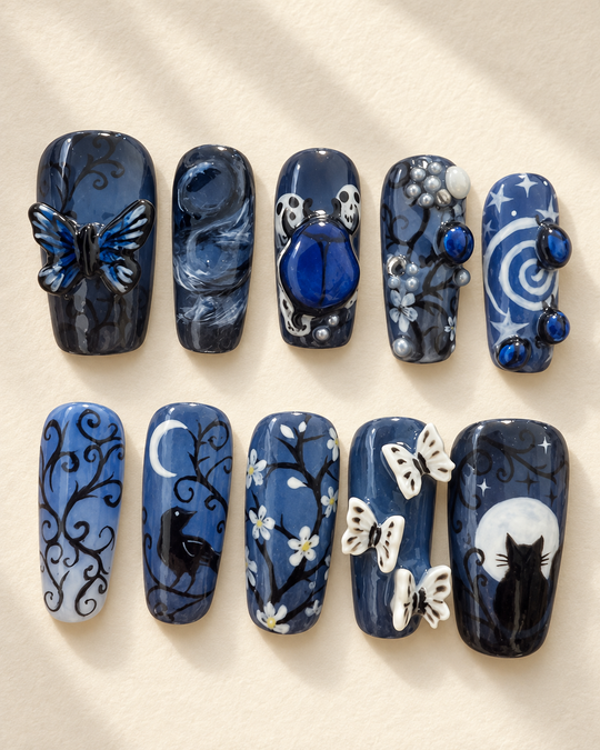 Midnight Garden Cat studio set