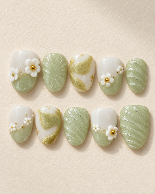 Mint Daisy studio set