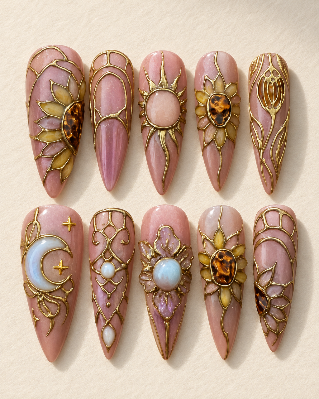 Rose Gold Celestial studio set
