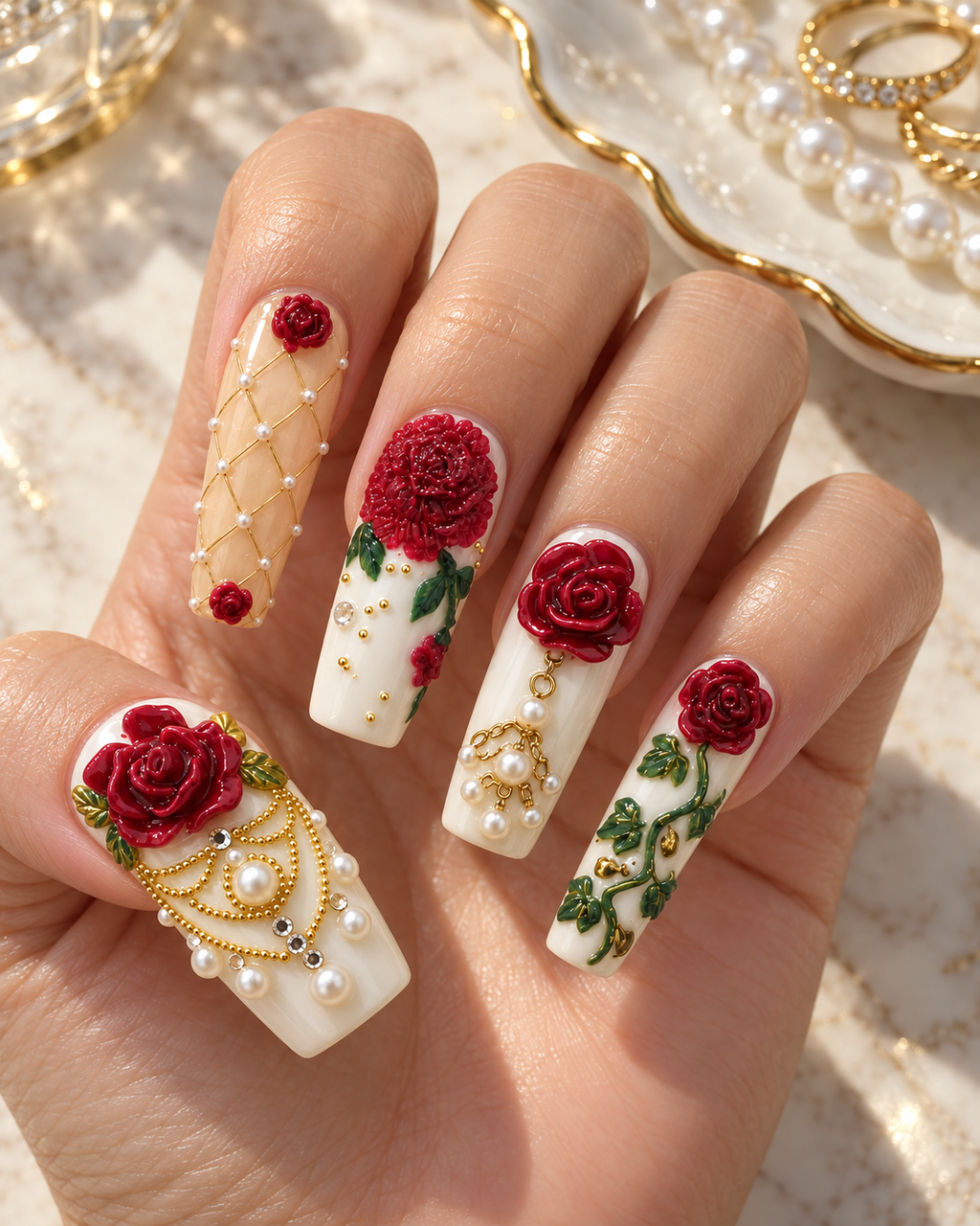 Rose Pearl Romance on hand