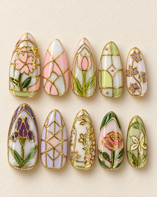 Stained Glass Garden studio set