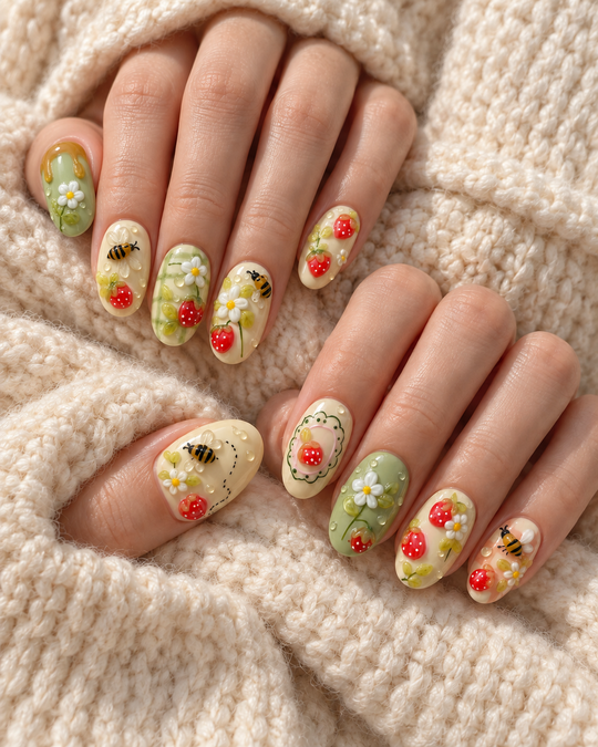 Strawberry Bee Garden on hand